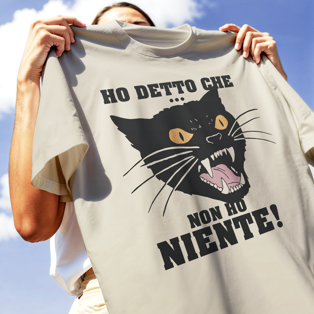 T-SHIRT CUC ti ho detto che non ho niente divertente regalo Sabbia M [IMGKEY:SAN:M:3]
