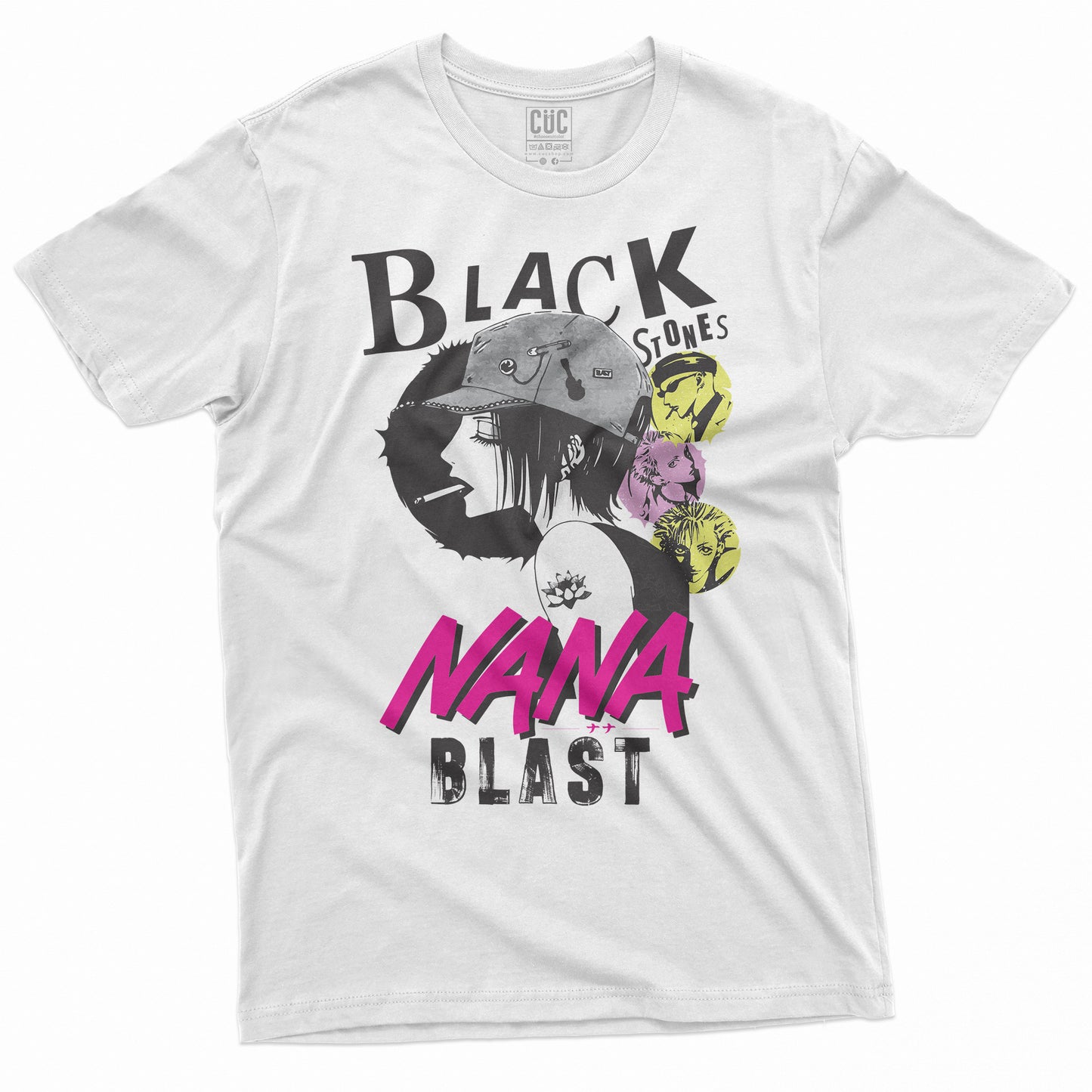 T-Shirt THE BLACK STONE NANA - Manga cult - Anime - blast #chooseurcolor