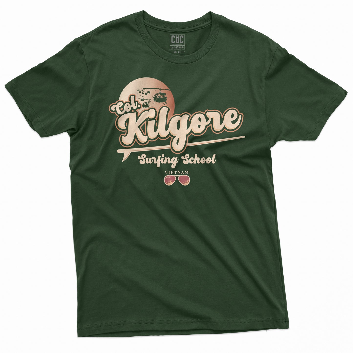 CUC T-Shirt Kilgore Surfing School - Apocalypse - Cult movie #chooseurcolor