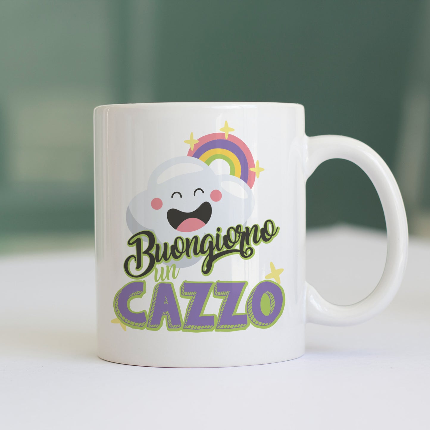 Tazza Buongiorno Un CaXXo Nuvoletta #chooseurcolor