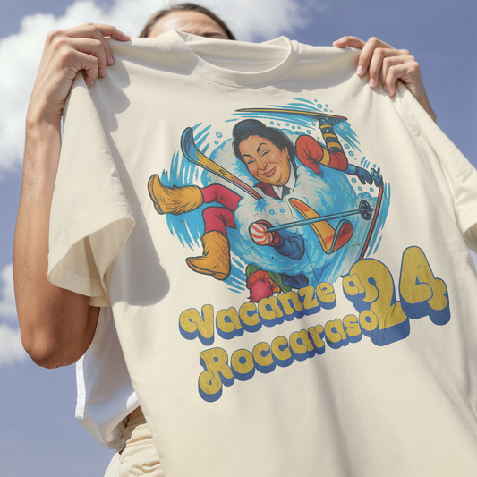 CUC T-Shirt CINEPANETTONE - VACANZE A ROCCARASO 24 trash Italiano - tik tok #chooseurcolor