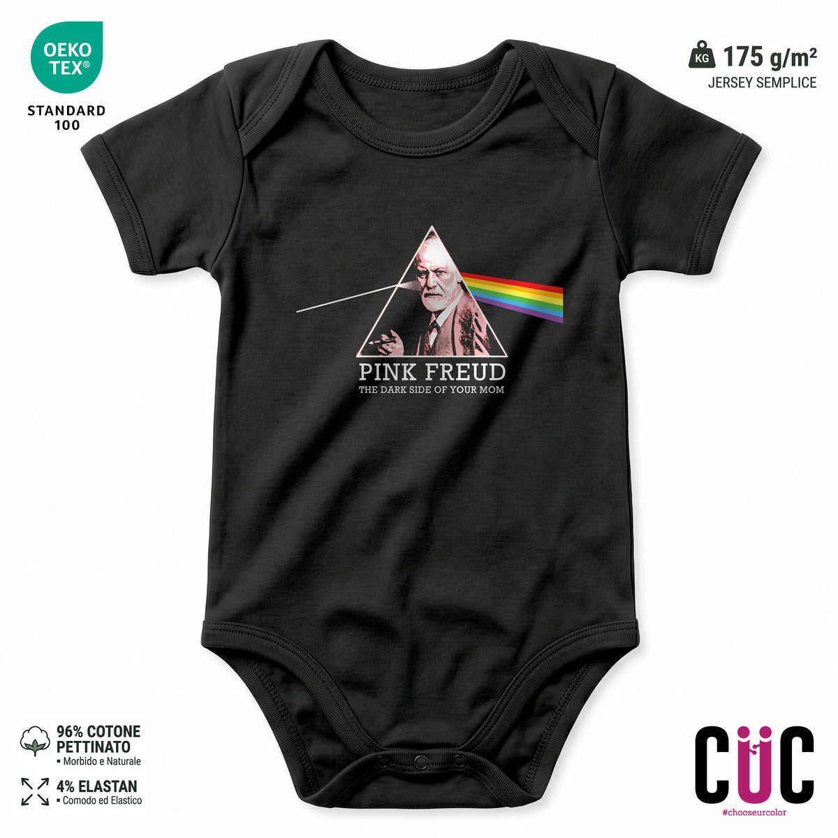 BODY BAMBINO PINK FREUD MOM Nera M [IMGKEY:BLA:M:1]