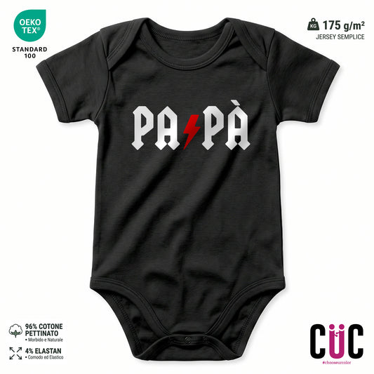 BODY BAMBINO PAPA ACDC Nera M [IMGKEY:BLA:M:1]