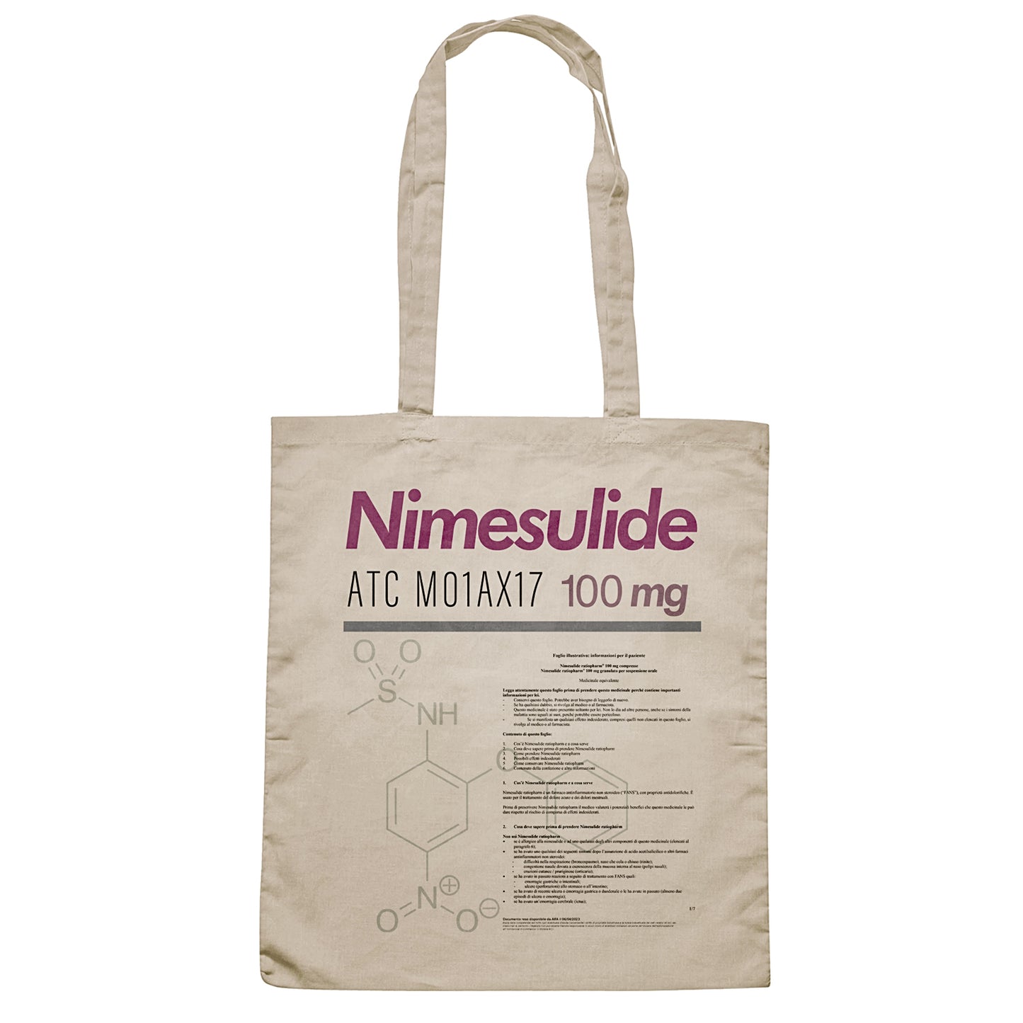 CUC BAG NIMESULIDE - Farmaci  generici - Divertente #chooseurcolor