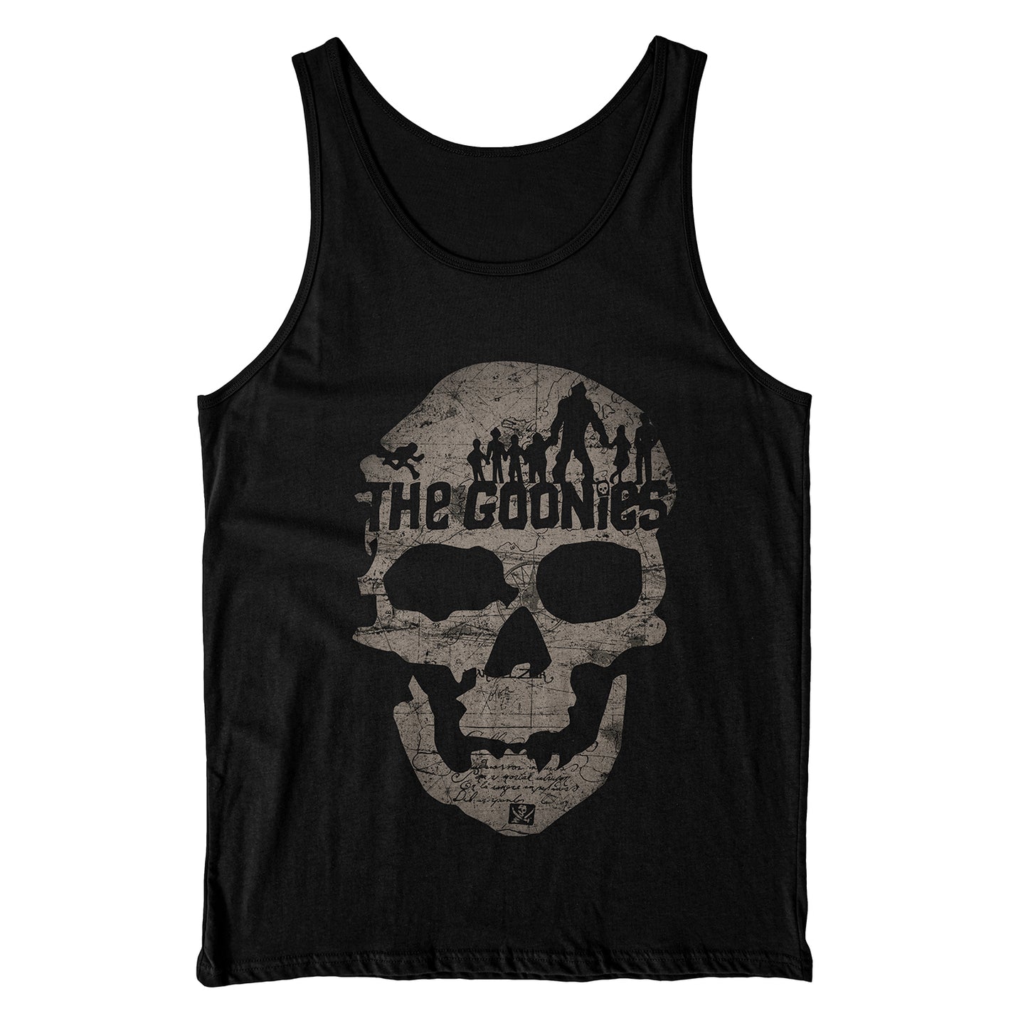 Canotta THE GOONIES MAP - Skull - Cult Movies #chooseurcolor