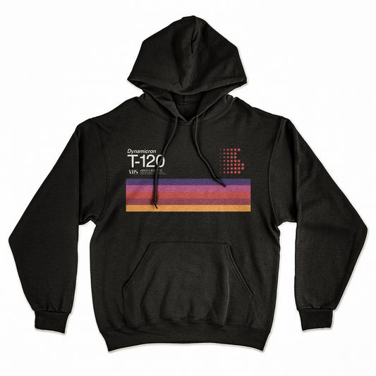 Felpa Cappuccio VHS T120 DARK - Sweatshirt - Retro -  #chooseurcolor