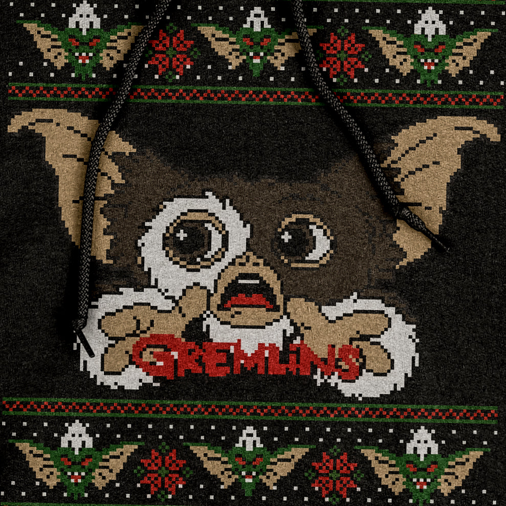 Felpa Cappuccio GIZMO CHRISTMAS - Gremlins - Natale - 80 #chooseurcolor