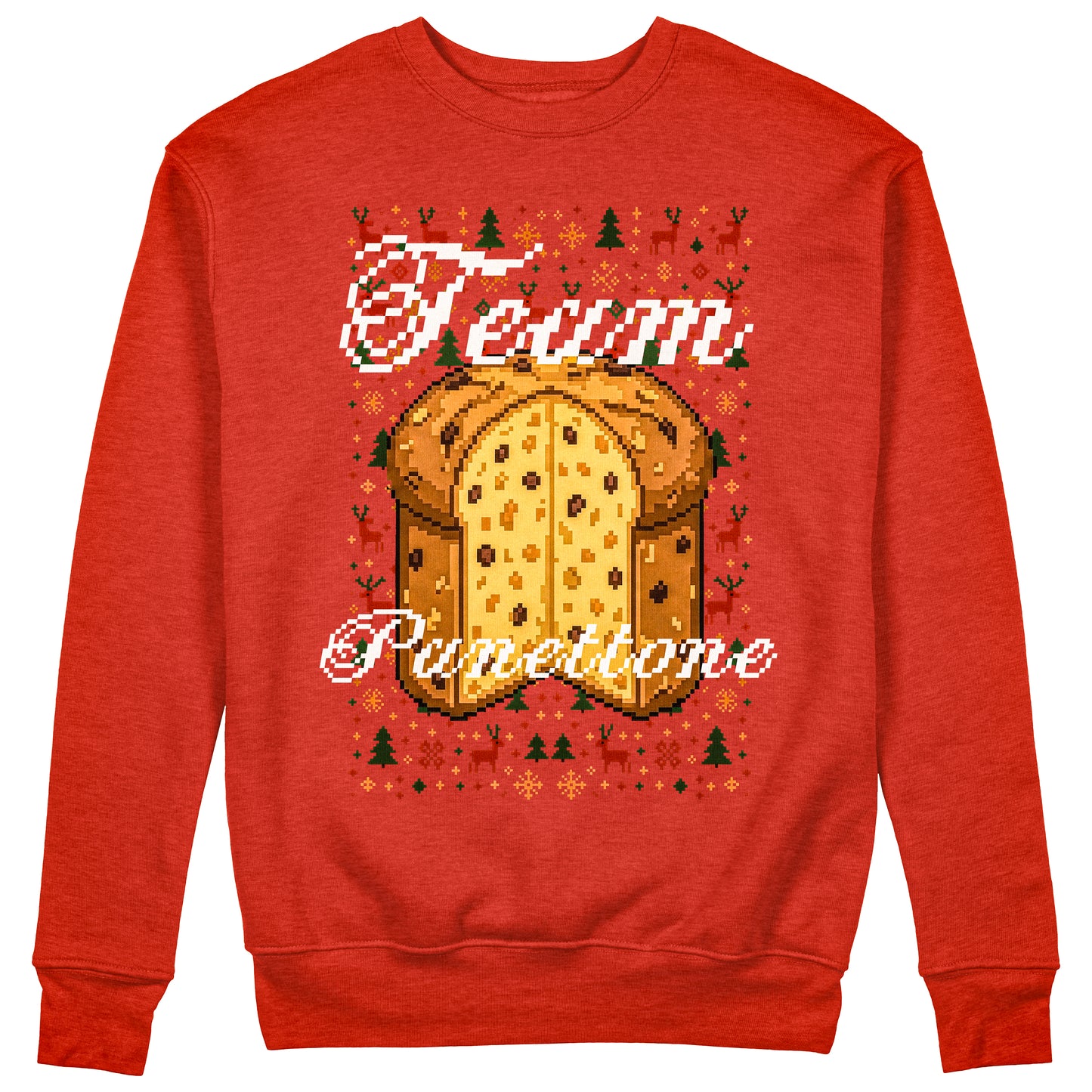Felpa Girocollo  CUC TEAM PANETTONE - Natale - #chooseurcolor