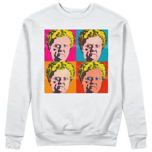 Felpa Girocollo Unisex SORA MARILYN POP - Stile Andy Warhol - Divertente - #chooseurcolor