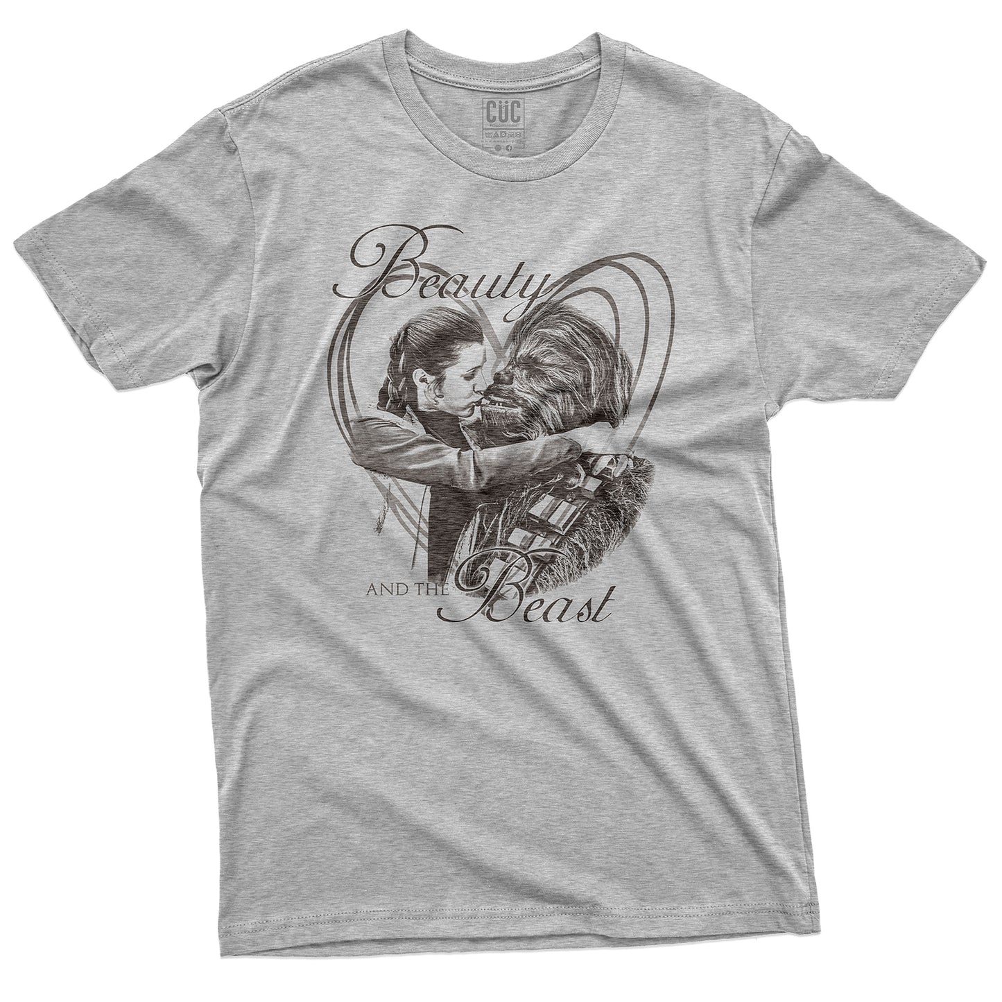 CUC T-Shirt PRINCESS AND THE BEAST - Love -  #chooseurcolor