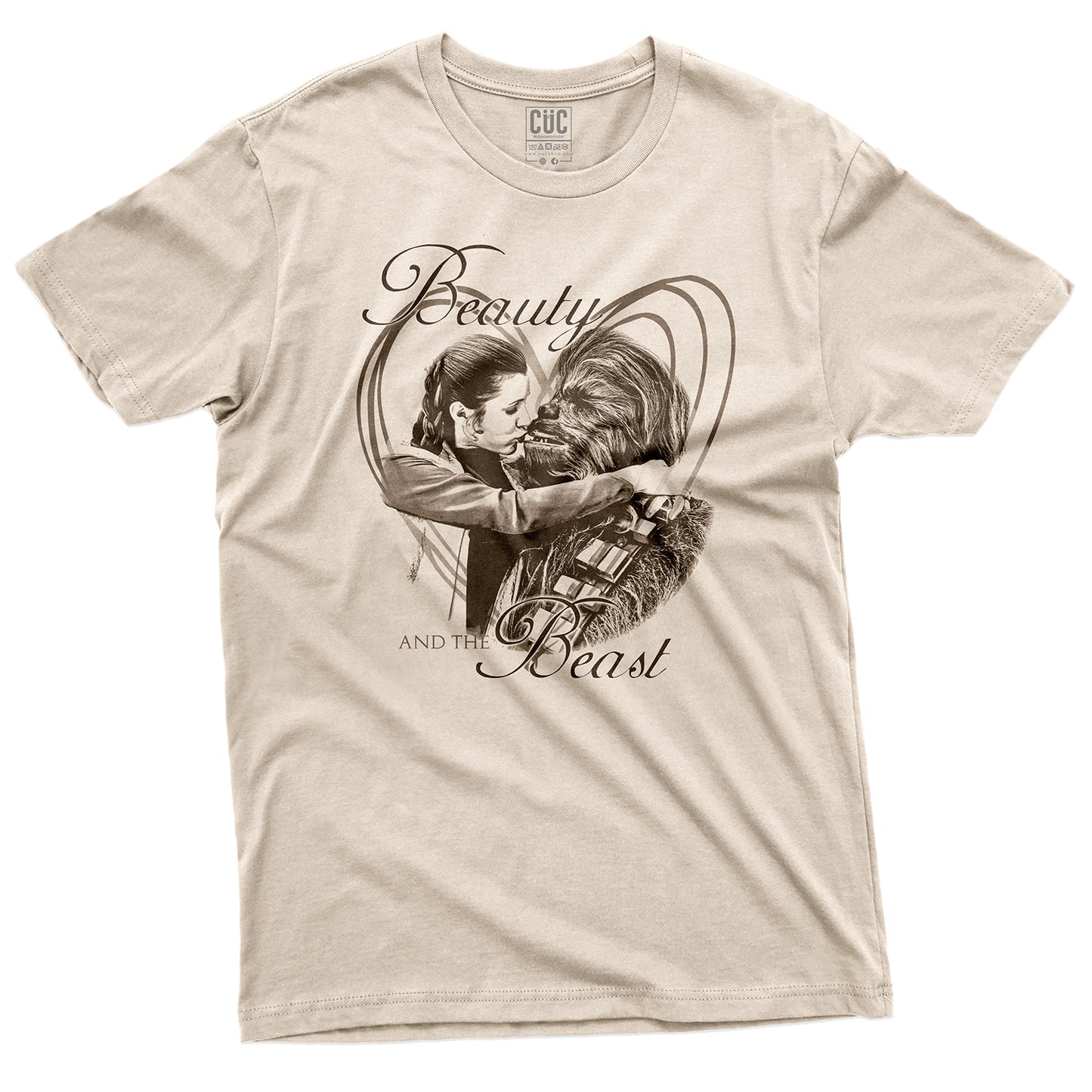 CUC T-Shirt PRINCESS AND THE BEAST - Love -  #chooseurcolor