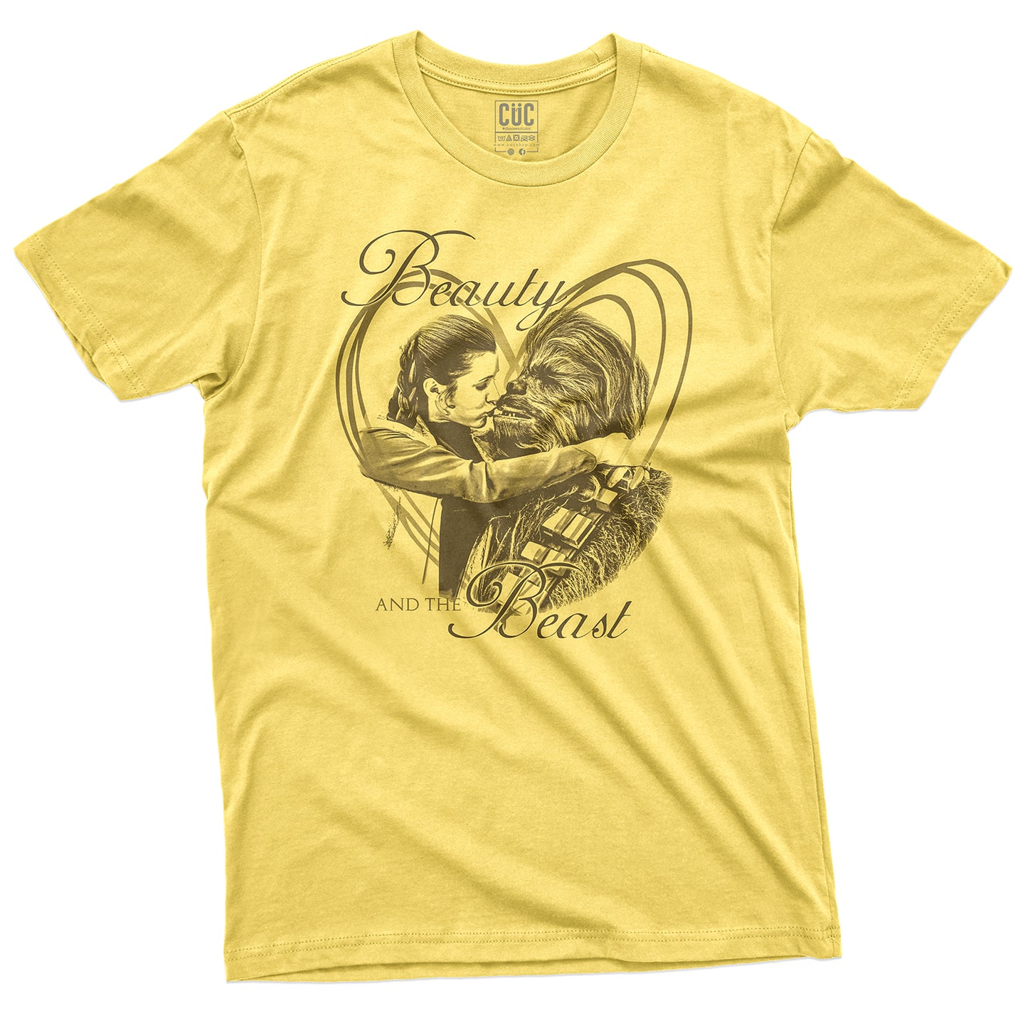 CUC T-Shirt PRINCESS AND THE BEAST - Love -  #chooseurcolor