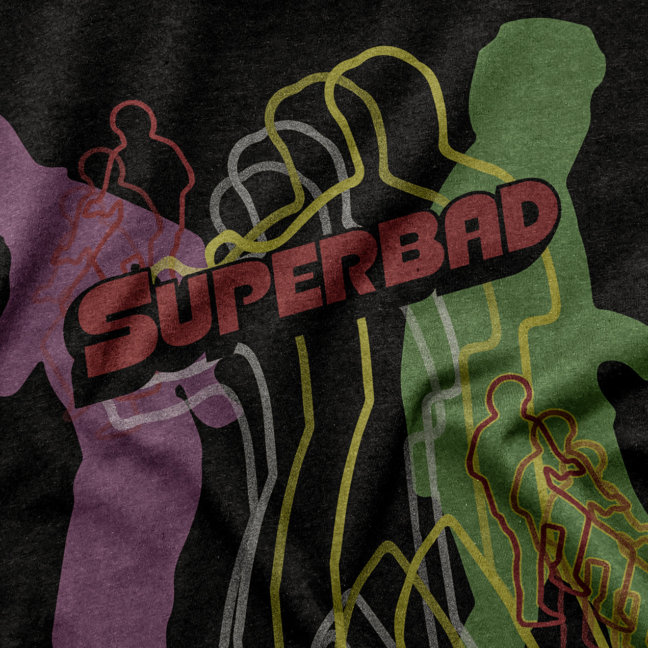 CUC T-Shirt SUPERBAD - Tre menti sopra il pelo - Cult Movies #chooseurcolor