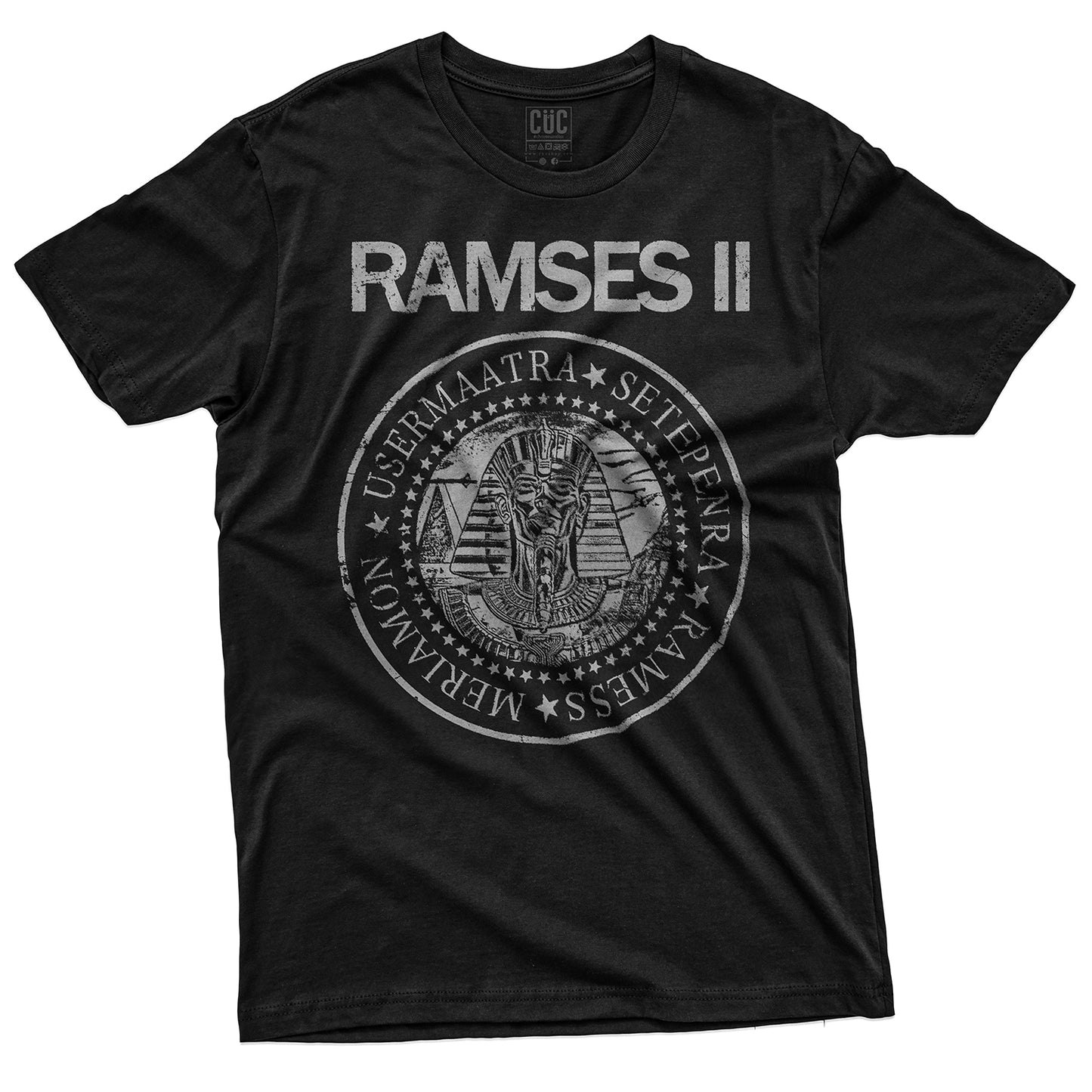 CUC T-Shirt  RAMSES II - Ramones - Antico Egitto - Divertente  #chooseurcolor