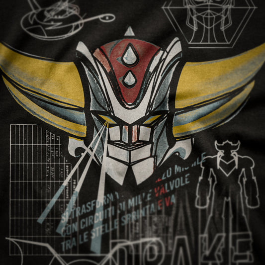 CUC T-Shirt GOLDRAKE DARK - Ufo Robot - Anime  #chooseurcolor