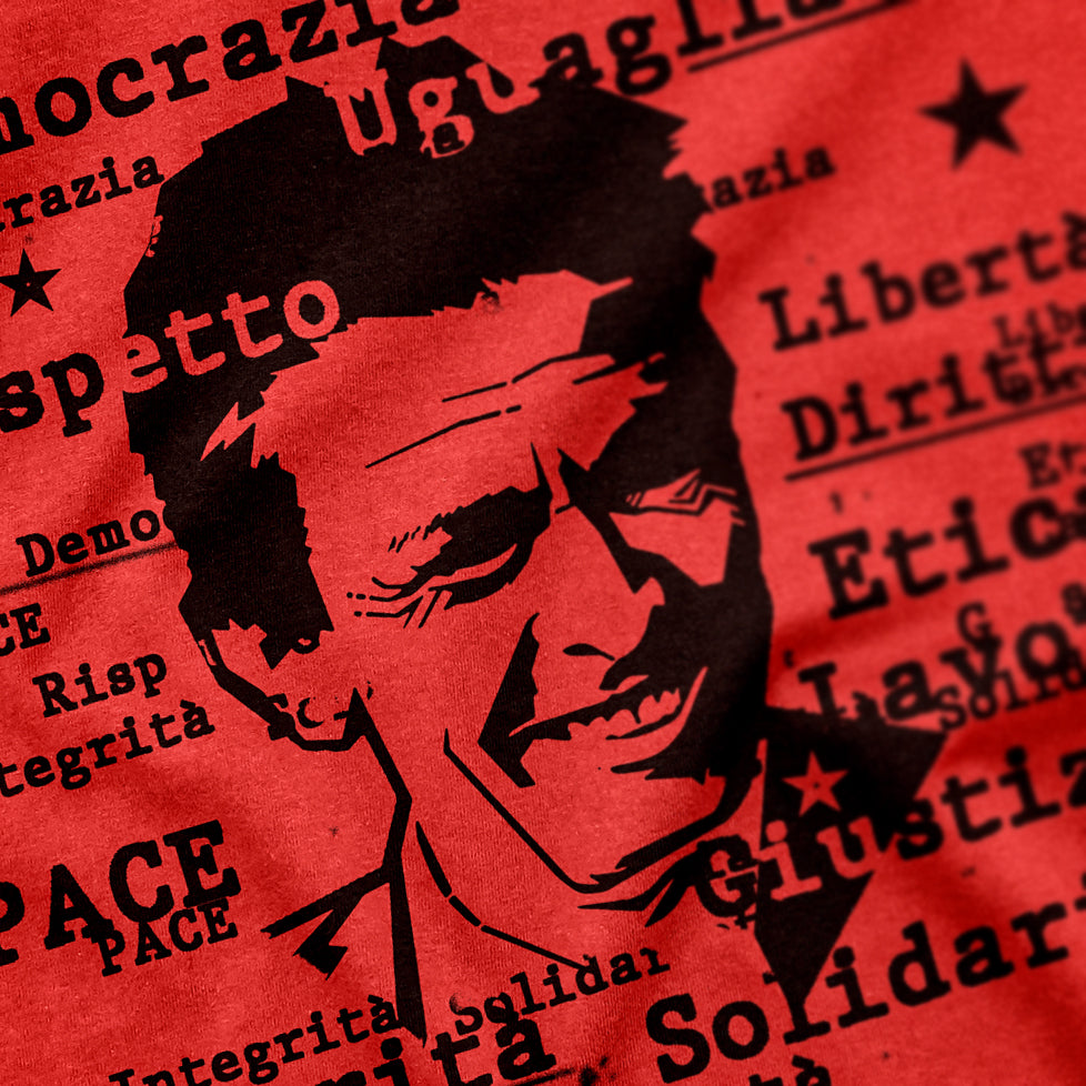 CUC T-Shirt BERLINGUER TVB  - Red - Politica  #chooseurcolor