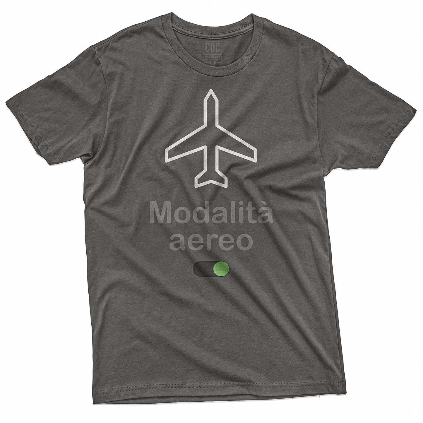 CUC T-Shirt MODALITà AEREO  - Divertente  #chooseurcolor