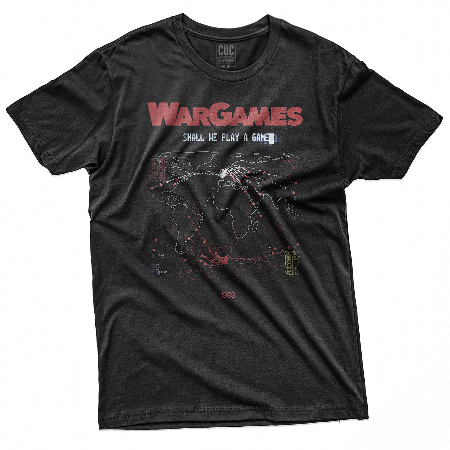 CUC T-Shirt WARGAMES 1983 - Cult Movies -  #chooseurcolor