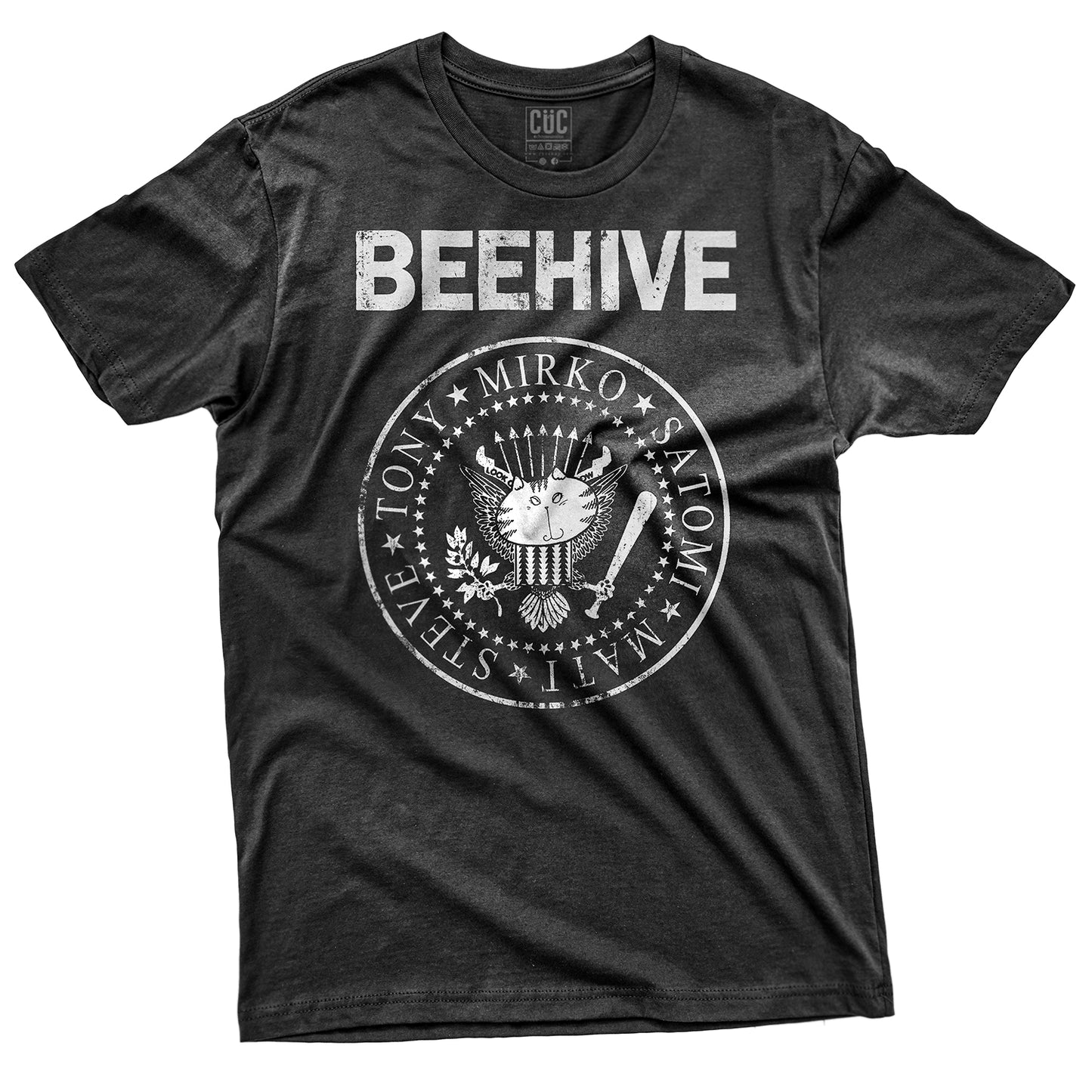 CUC T-Shirt BEEHIVE RAMONES DARK - Punk Rock - Kiss Me Licia #chooseurcolor