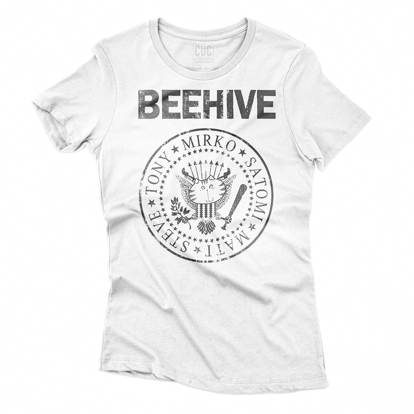 CUC T-Shirt BEEHIVE RAMONES DARK - Punk Rock - Kiss Me Licia #chooseurcolor