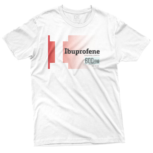 CUC T-Shirt IBUPROFENE 600 - Divertente - Farmaci generici  #chooseurcolor