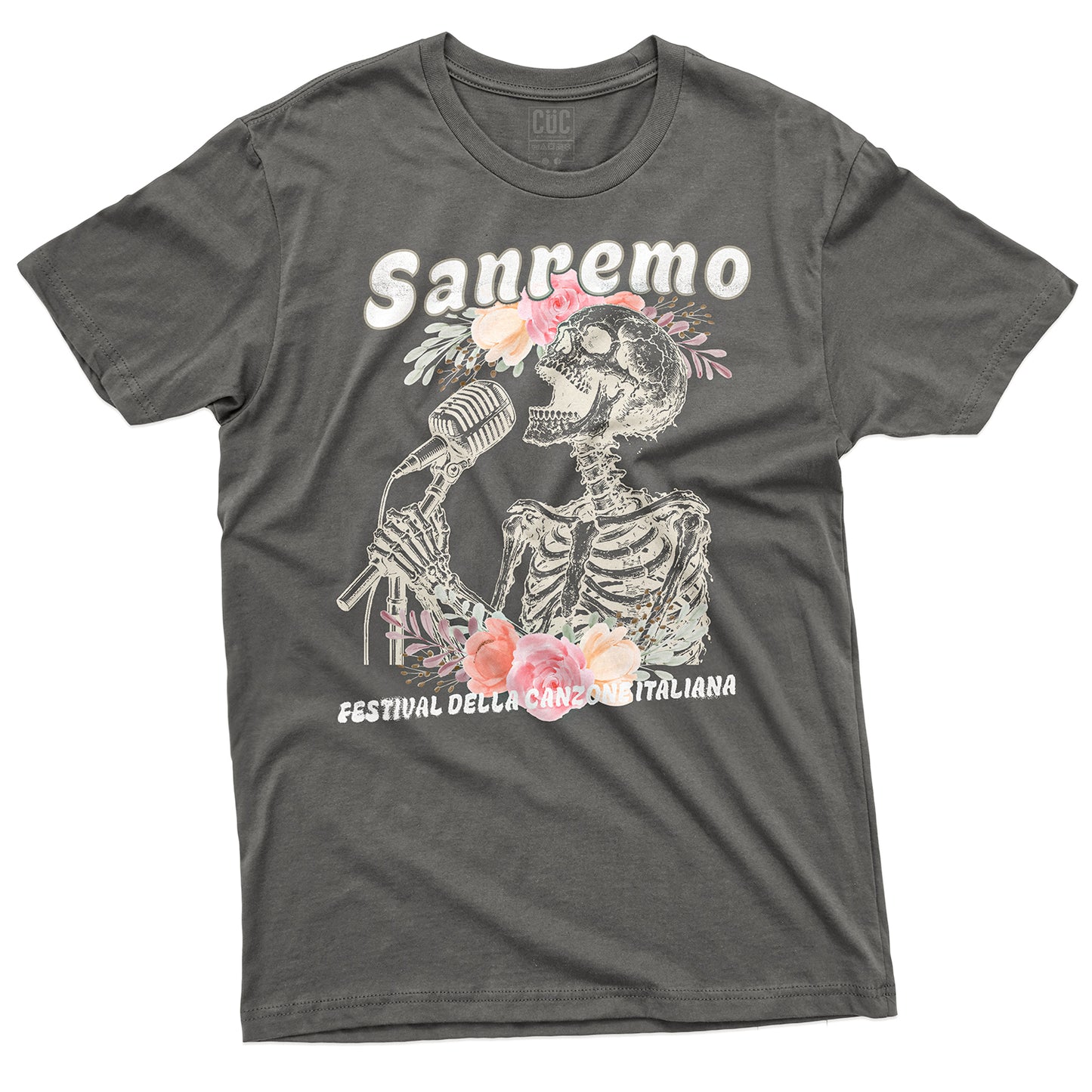T-SHIRT CUC SANREMO SCHELETRO - Antracite - #chooseurcolor