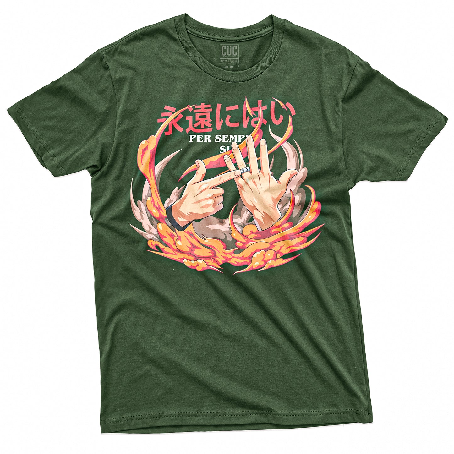 T-SHIRT CUC PER SEMPRE SI ANIME - Shōnen - Divertente - Sanremo  #chooseurcolor