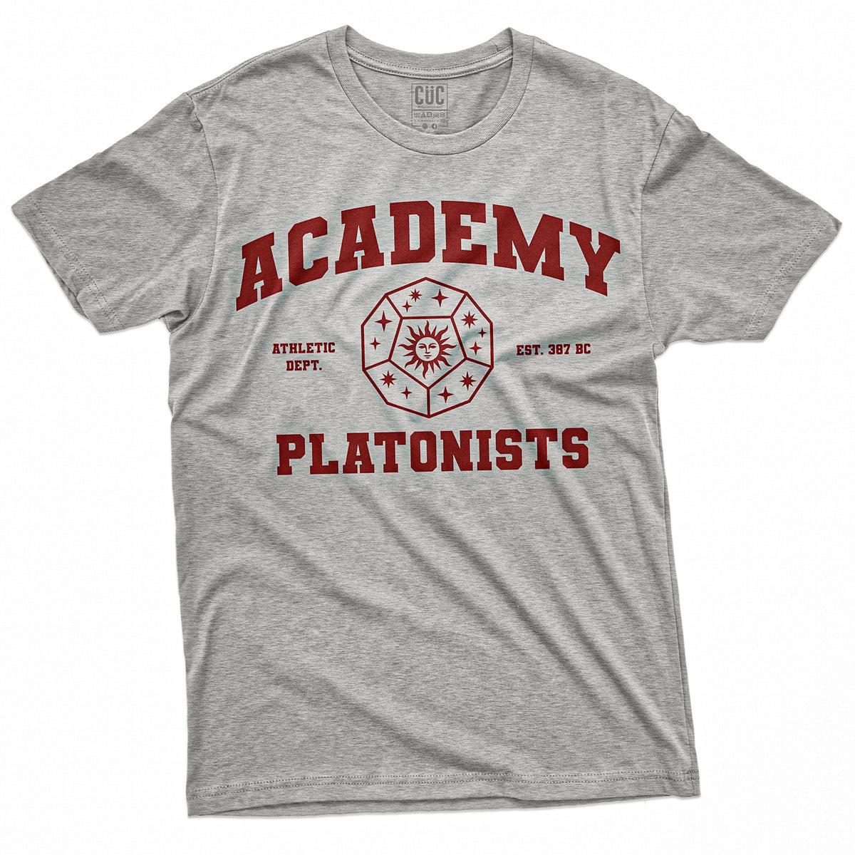 T-SHIRT CUC ACADEMY PLATONISTS - Platone - Divertente  #chooseurcolor
