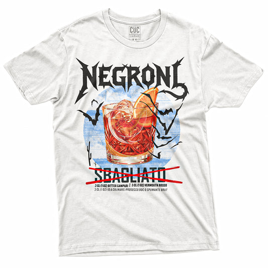 T-SHIRT CUC NEGRONI SBAGLIATO - Paura e Delirio  #chooseurcolor