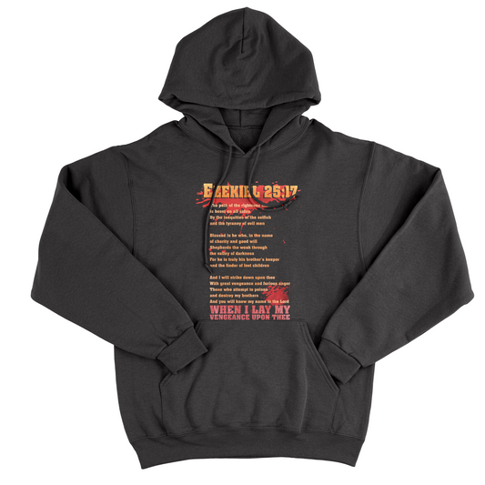 Felpa Cappuccio EZEKIEL 25:17 - pulp fiction #chooseurcolor