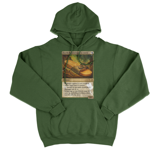 Felpa Cappuccio ZOCCOLO DURO DA LANCIO - Magic grafica divertente incubi d'infanzia #chooseurcolor