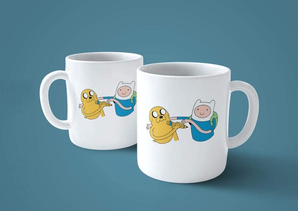 Lavender Tazza Adventure Time Mug sul Cartoon di Finn & Jake - Choose ur Color Cuc shop