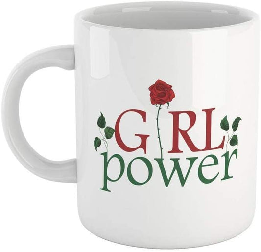 Lavender Tazza Girl Power Rose Mug Flower - Fiori Rosa - Choose ur Color Cuc shop