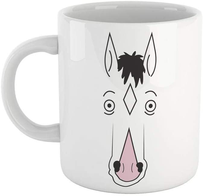 Lavender Tazza Bojack Face - Mug sul Cartoon Famoso negli Anni 90 - Choose ur Color Cuc shop