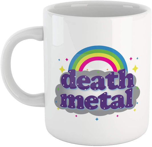 Dark Slate Blue Tazza Death Metal Rainbow - Music - Immagine Divertente Musicale - Choose ur Color Cuc shop