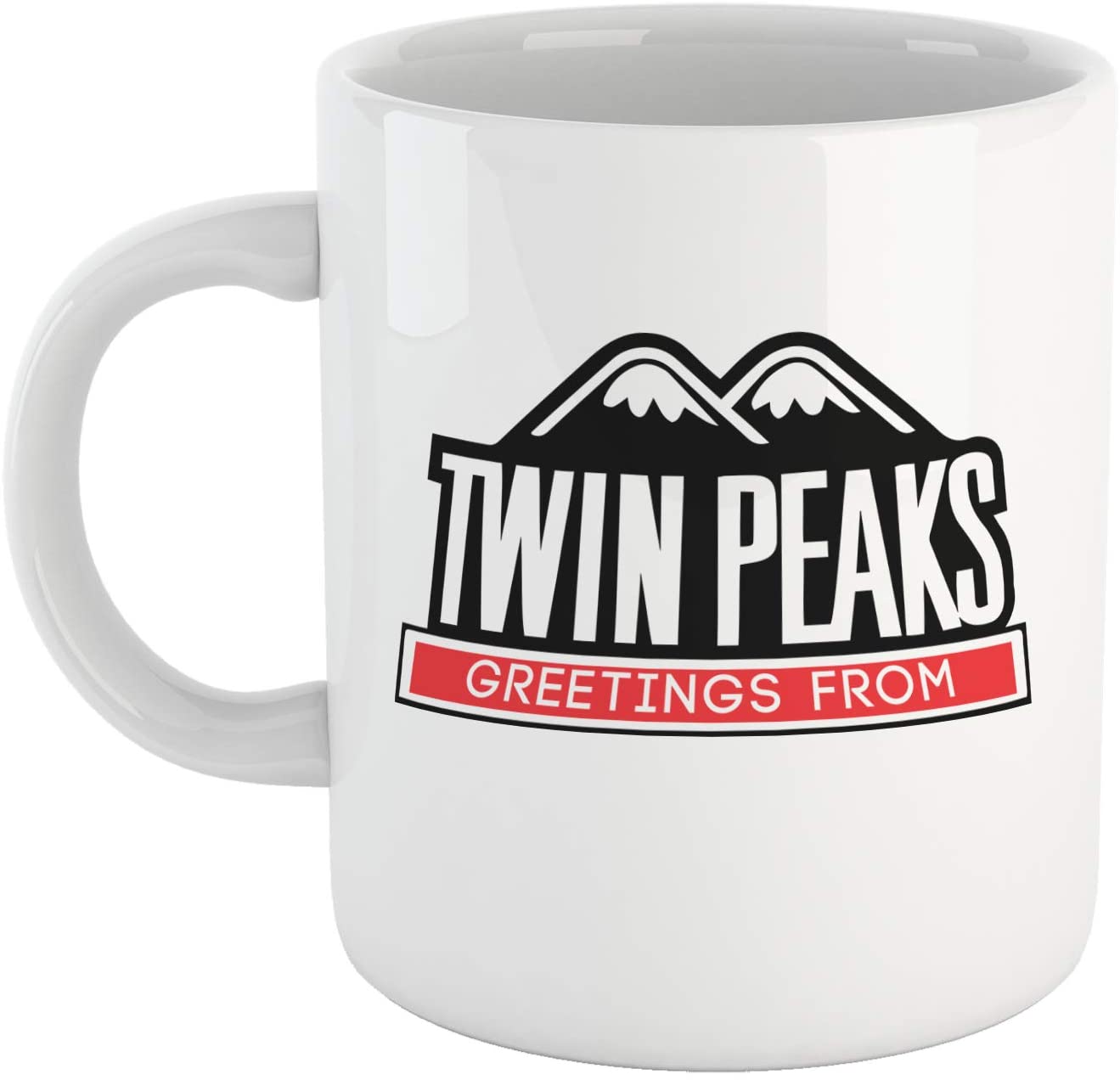 Lavender Tazza Twin Peaks Cartello Cittˆ - Mug sulla Serie TV Cult di Lynch - Choose ur Color Cuc shop