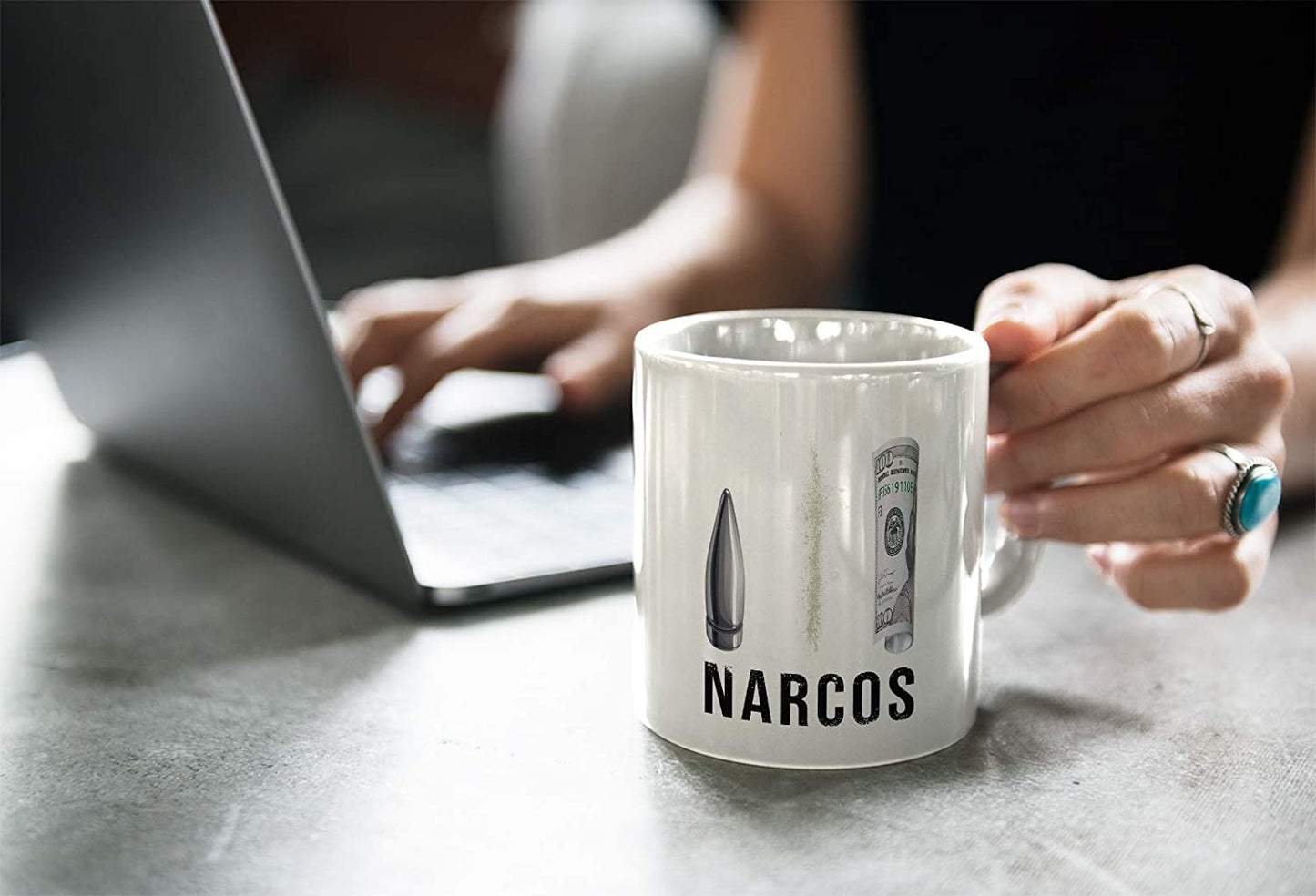 White Smoke Tazza Narcos - Choose ur Color Cuc shop