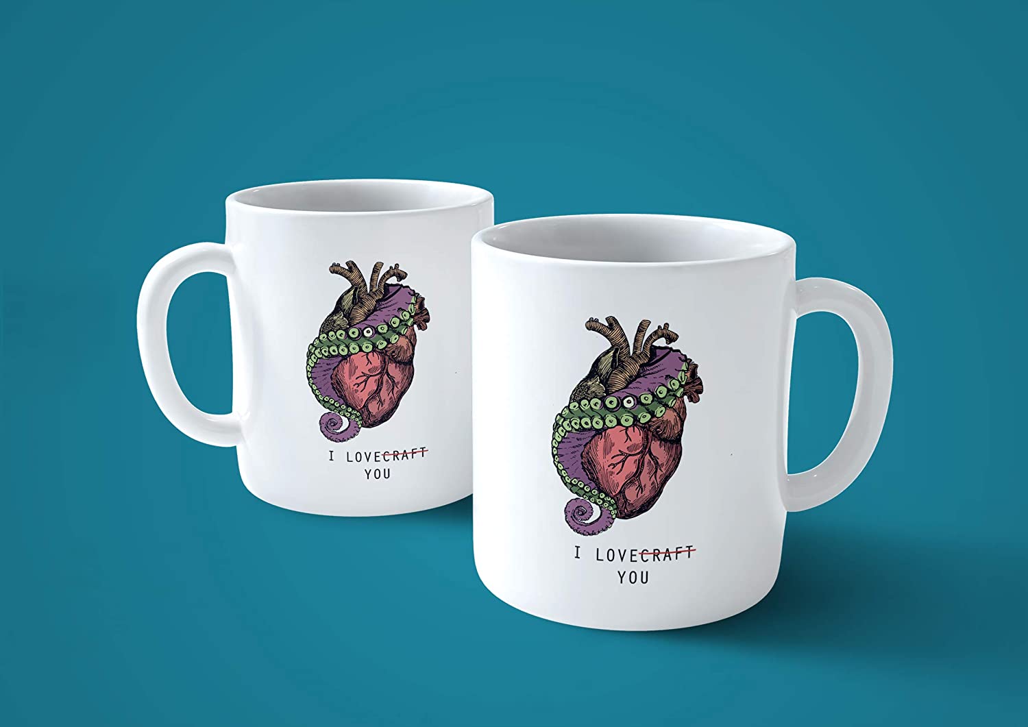 Lavender Tazza I Love Craft You - Mug sullo scrittore H.P. Lovecraft - Choose ur Color Cuc shop