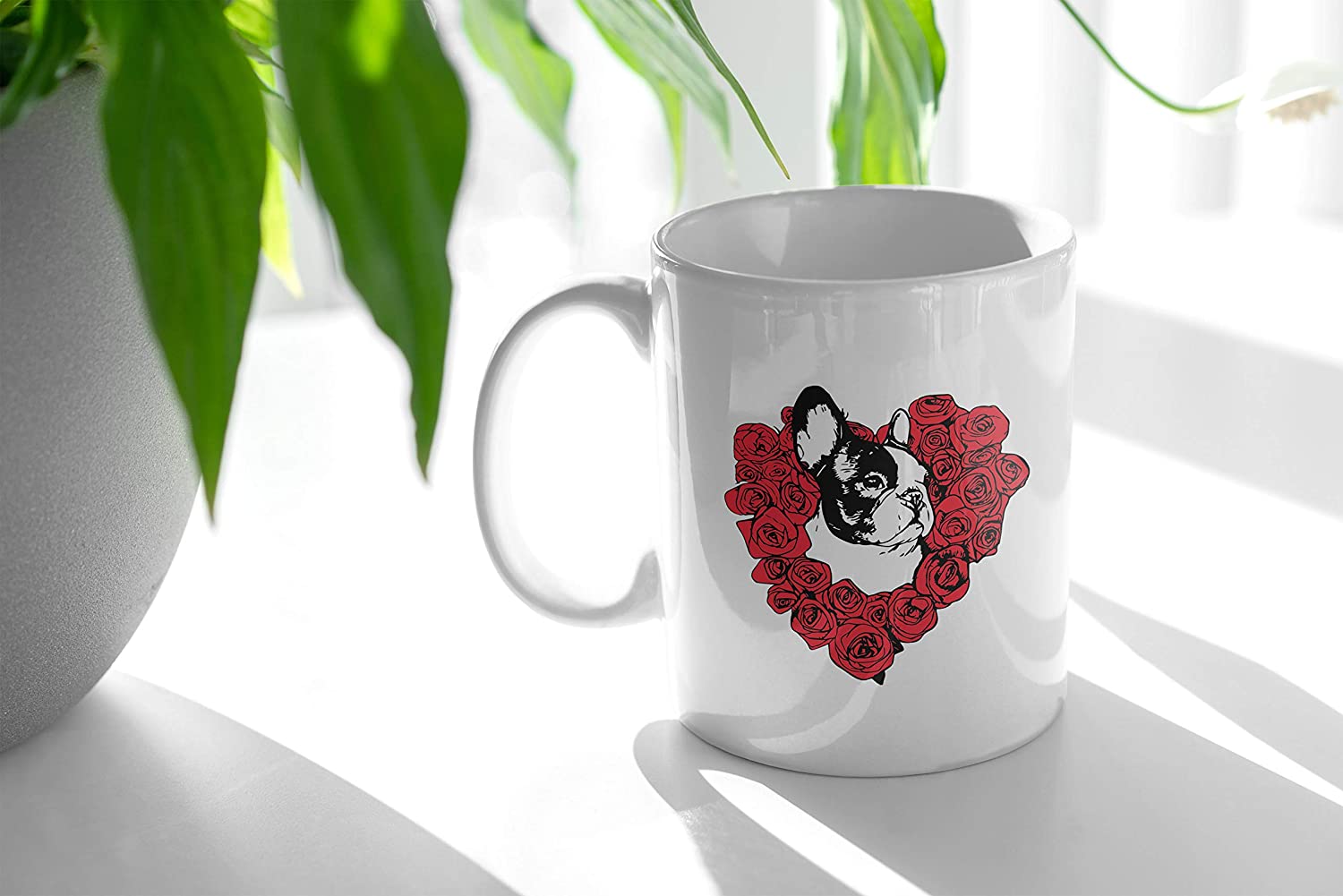 Saddle Brown Tazza Bulldog Francese - Mug French Bulldog - Idea Regalo per Amanti degli Animali - Choose Ur Color Cuc shop