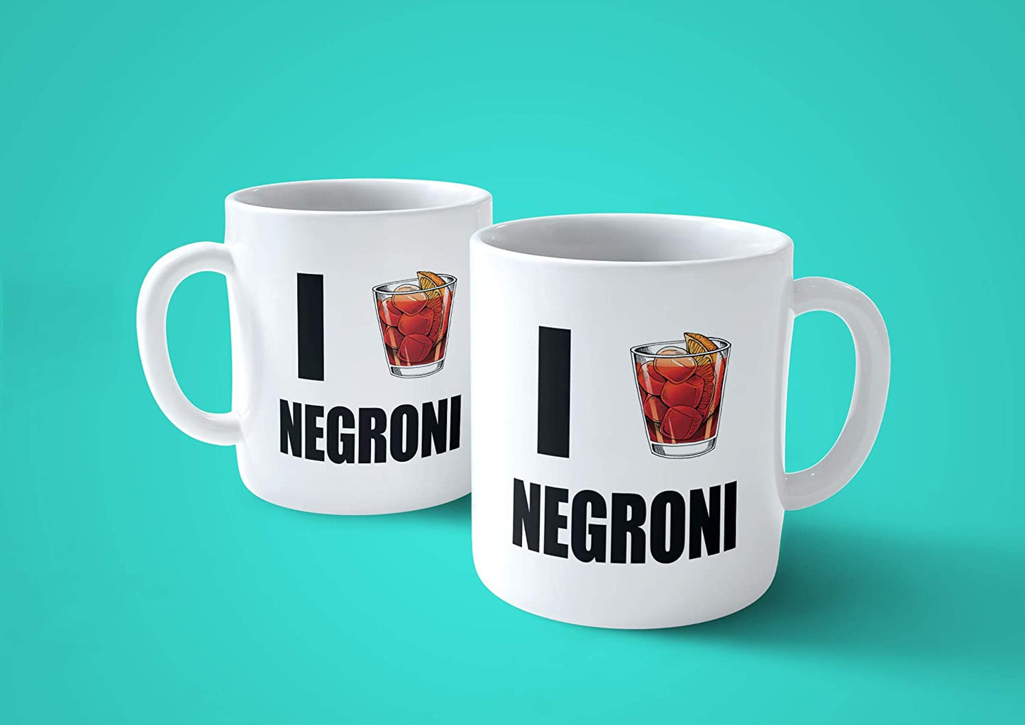 Lavender Tazza I Love Negroni - Mug sul Cocktail Italiano - Choose Ur Color Cuc shop