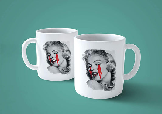 Lavender Tazza Marilyn Fashion Monroe - Immagine della Diva Anni 70 - Choose ur Color Cuc shop