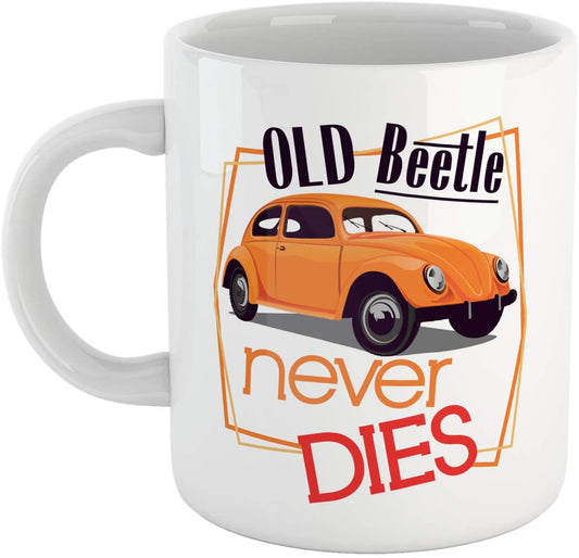 Chocolate Tazza Vintage Maggiolone - Old Beetle Never Dies - I Vecchi maggiolini Non muoiono mai - Old School Choose ur Color Cuc shop