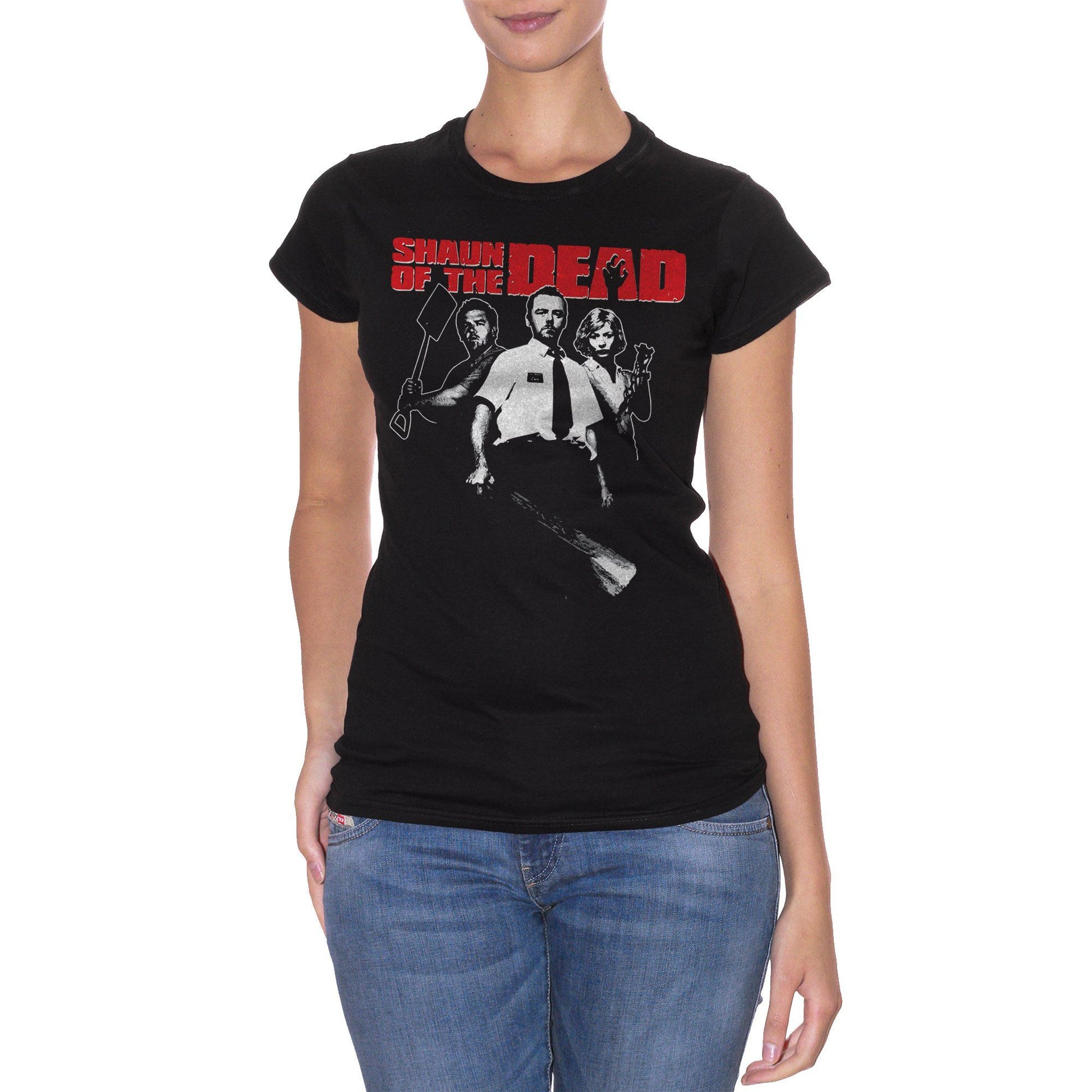 Black T-Shirt Shaun Of The Dead Alba Dei Morti Viventi Fil Movie Horror - FILM CucShop