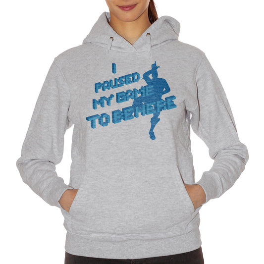 Gray Felpa Fortnite Game Gioco Videogioco Nerd - DIVERTENTE CucShop