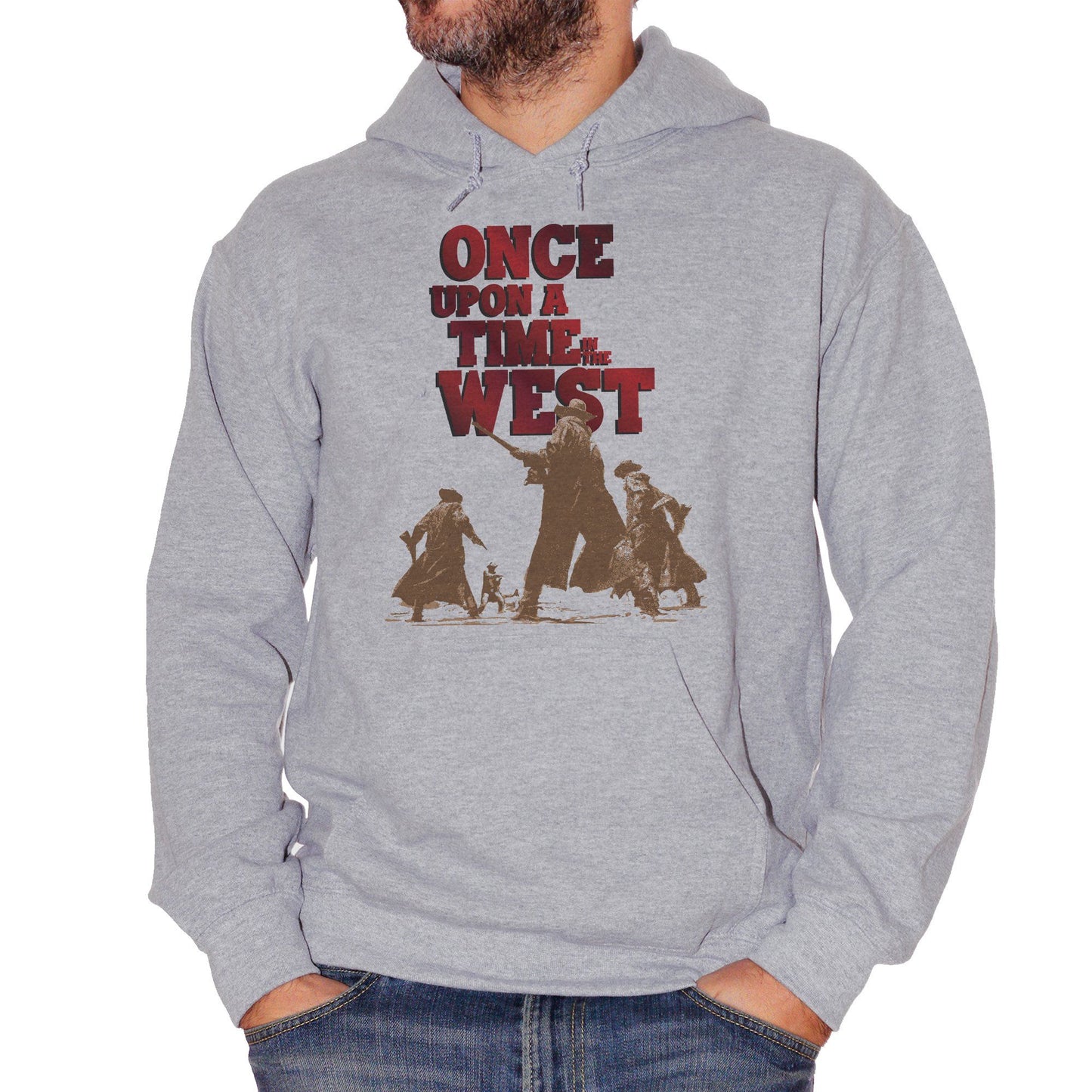 Dark Gray Felpa Once Upon A Time In The West C'Era Una Volte Il West Fucili - FILM CucShop