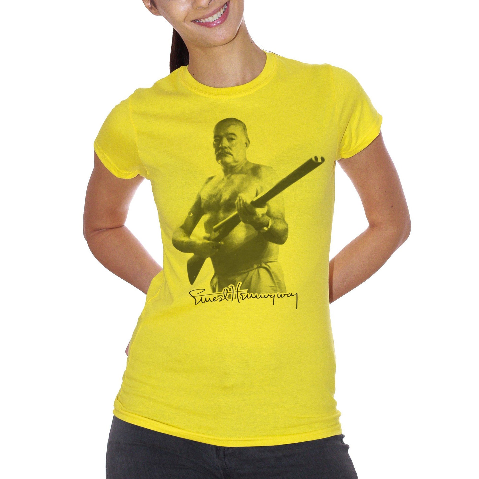 Goldenrod T-Shirt Ernest Hemingway Book Libro Kindle - FAMOSI CucShop