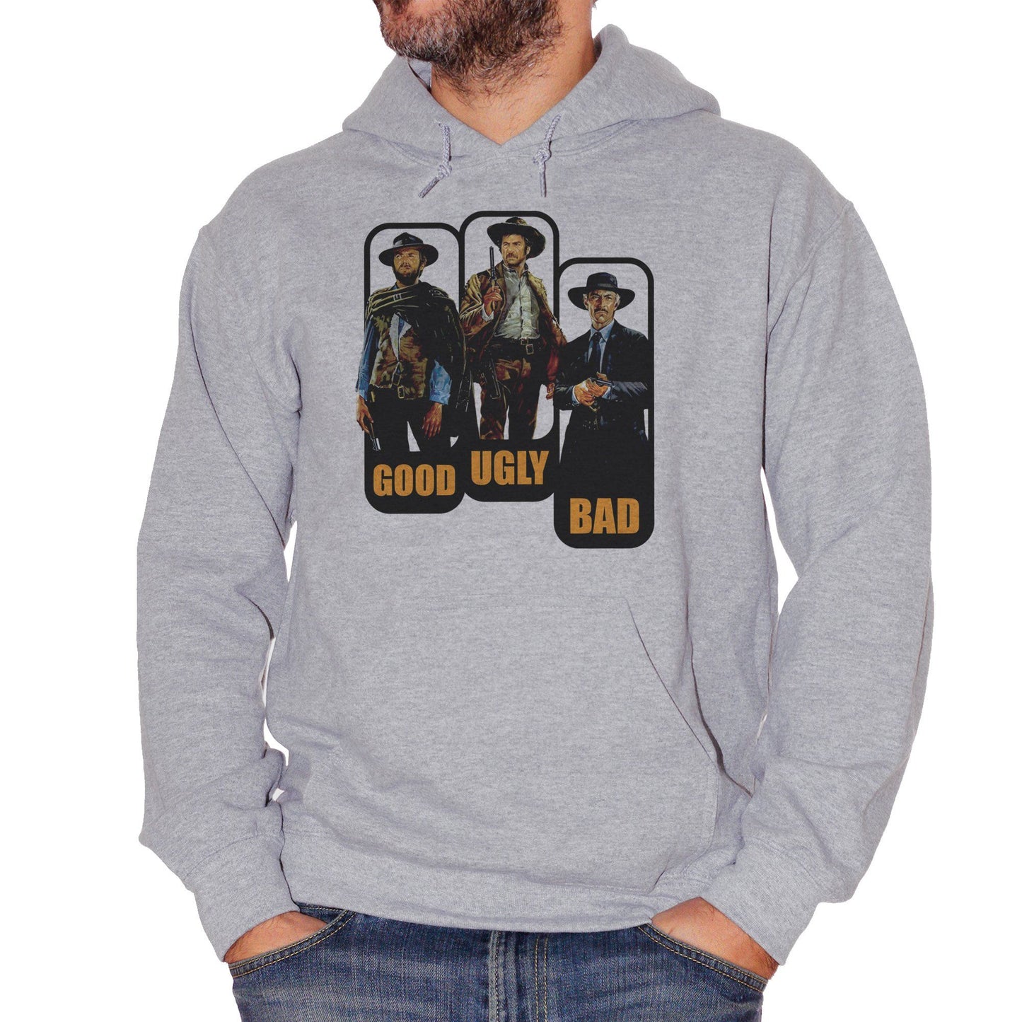 Dark Gray Felpa Clint Eastwood Cinema Movie Western Good - FILM CucShop