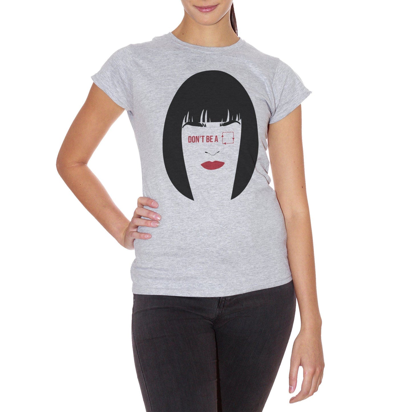 Light Gray T-Shirt Pulp Fiction Quotes Mia Wallace - FILM CucShop