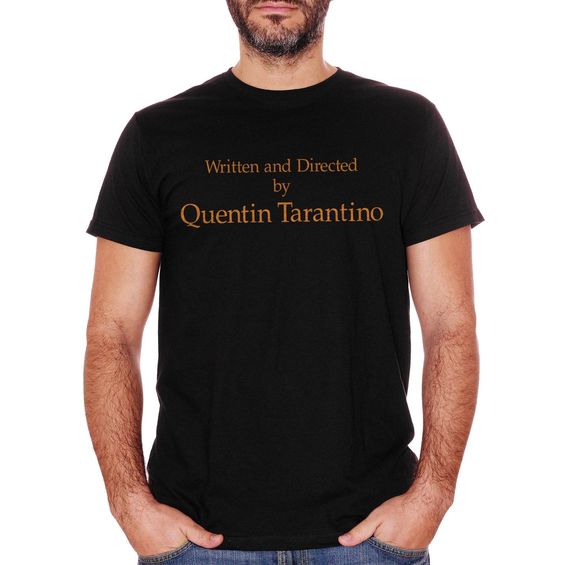 Black T-Shirt Quentin Tarantino Credits Reservoir Dogs - FILM CucShop