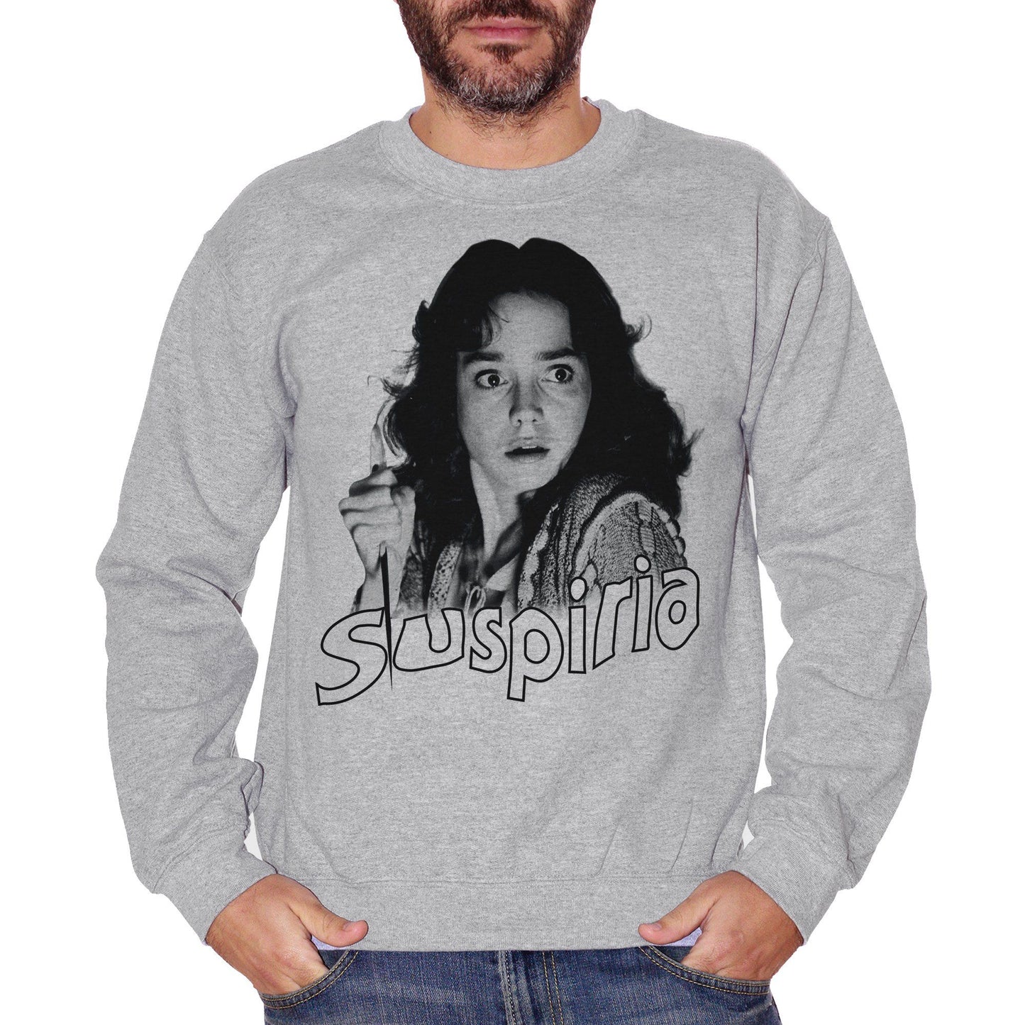 White Felpa Girocollo Suspiria-Dario-Argento - FILM CucShop